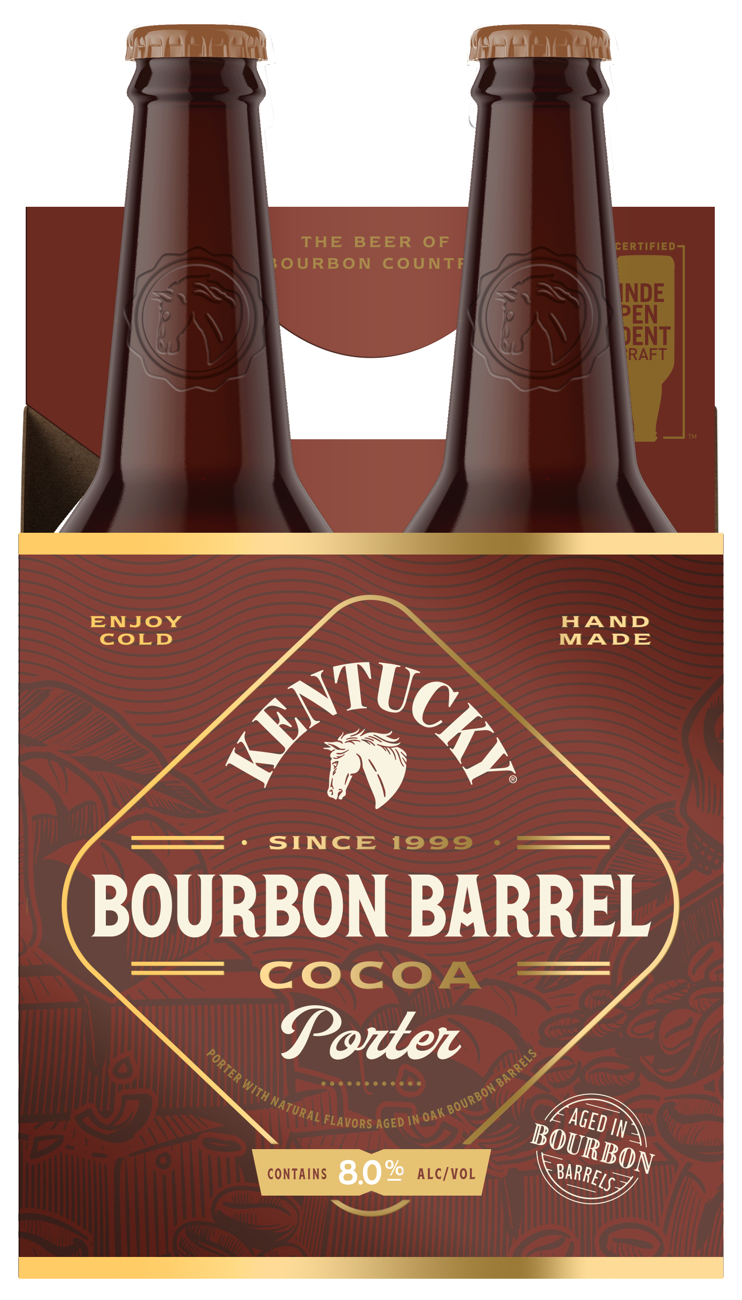 Lexington Brewing Kentucky Bourbon Barrel Cocoa Porter | 4 pack of