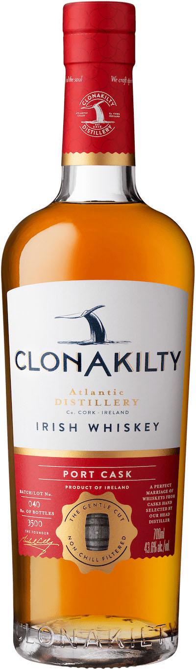 Clonakilty Port Cask Finished Irish Whiskey | 750 ml Bottle