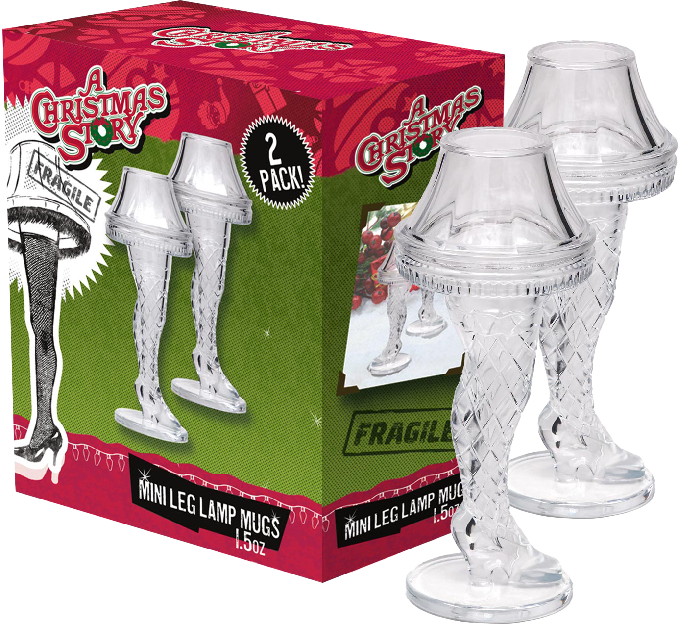 Spoontiques Leg Lamp Shot Glasses