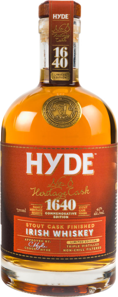 Hyde # 8 Stout Cask Finish Blended Irish Whiskey | 750 ml Bottle