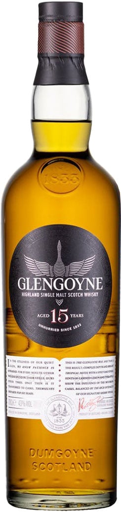 GLENGOYNE グレンゴイン 15年 1000mlGLENGOYNE Glengoyne 15 Year Old | Highland Single Malt Scotch Whisky