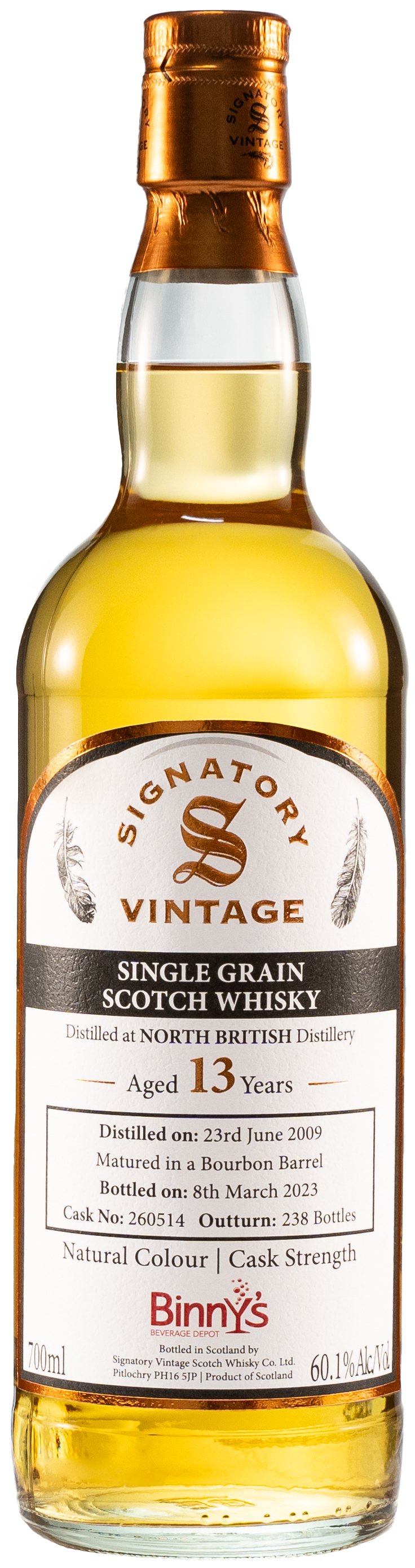 Signatory Glen Keith 29 year old Hogshead # 82774 Binny's Signatory Glen Keith 29 year old Hogshead # 82774 Binny's
