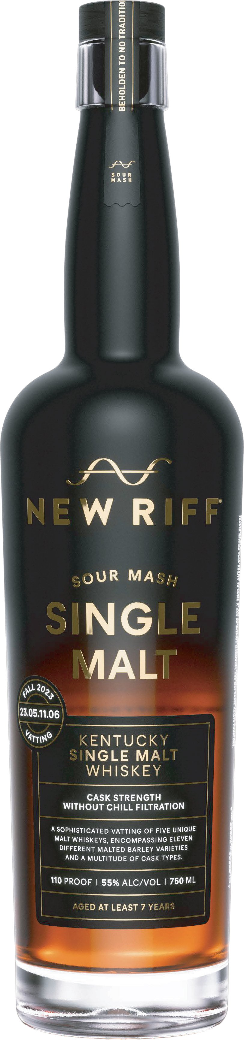 New Riff Distilling Sour Mash Single Malt Whiskey | 750 ml New Riff Distilling Sour Mash Single Malt Whiskey | 750 ml