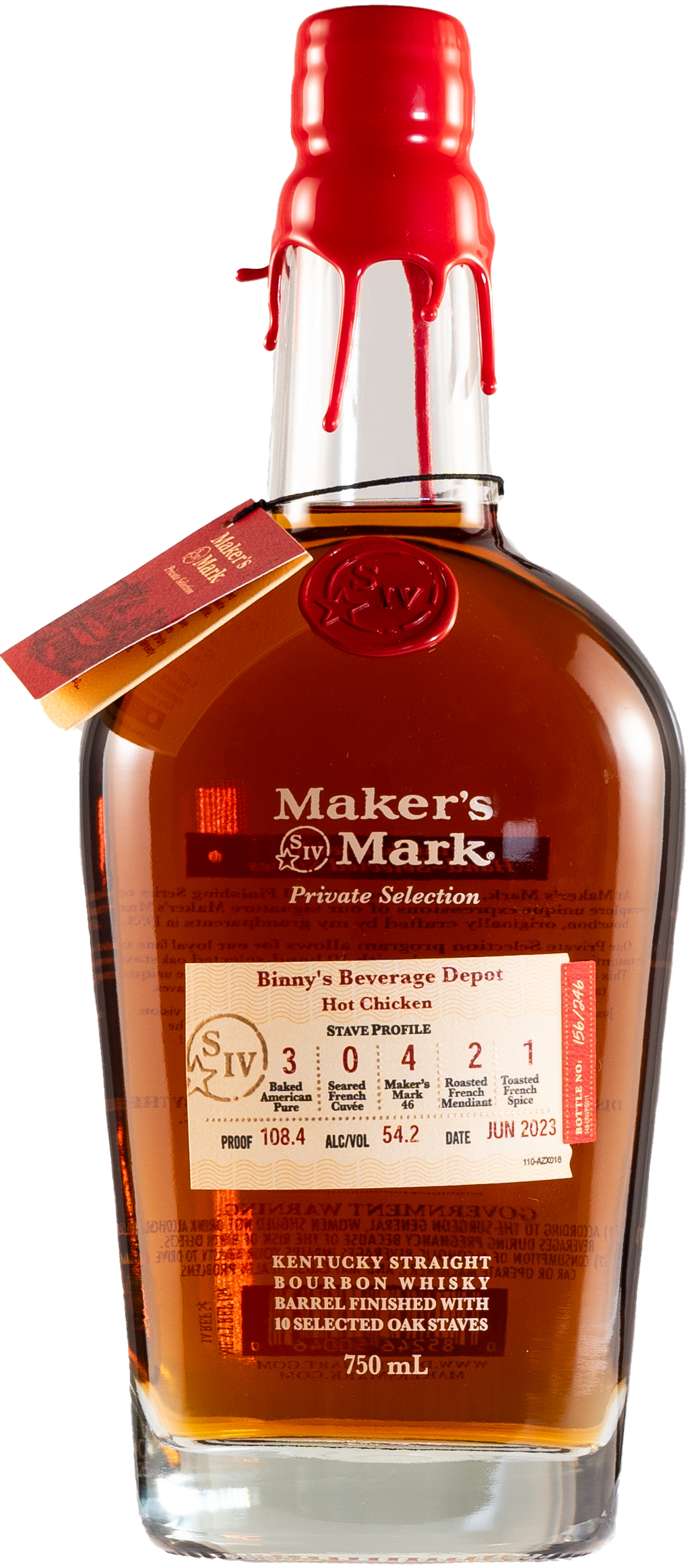 Maker's Mark Private Select Hot Chicken 3 P2 4 46 2 Mn 1 Sp