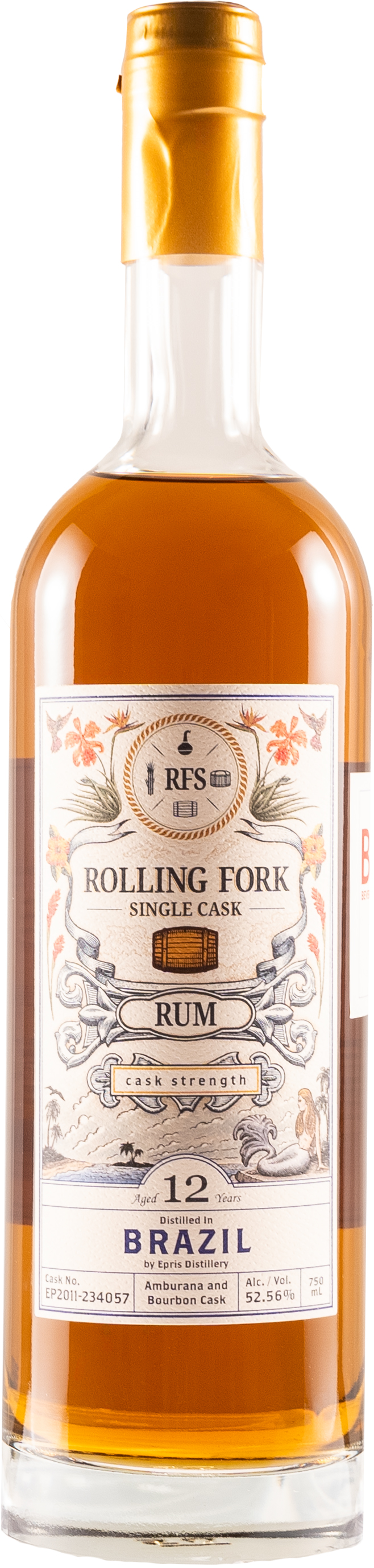 Rolling Fork 12 year old Brazilian Rum Epris # 22 4057 Binny's ...
