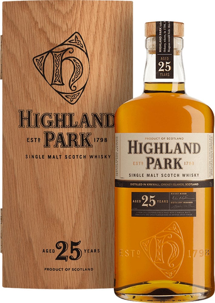 Highland Park 25 year old Orkney Single Malt | 750 ml Bottle