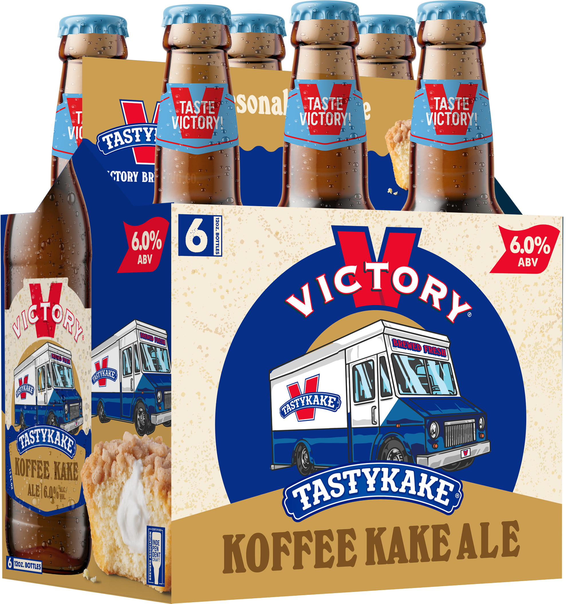 Victory Tastykake Koffee Kake Ale | 6 pack of 12 oz Bottle