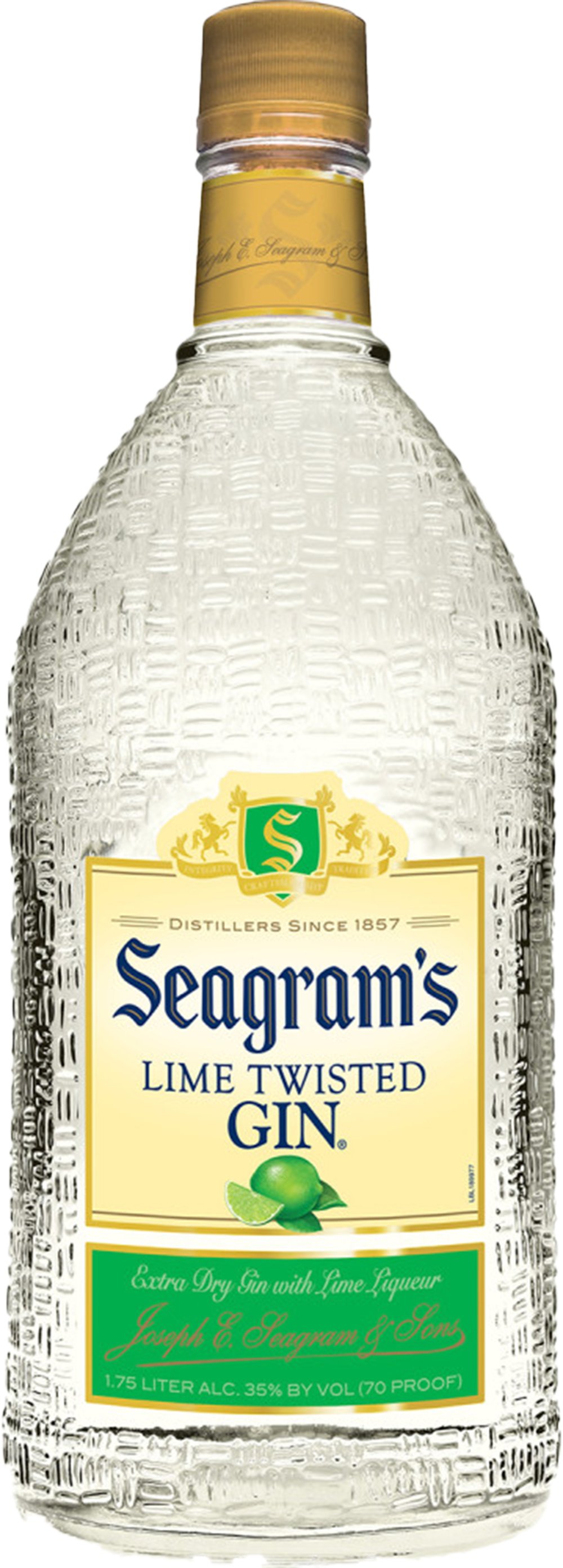 Seagram's Lime Twisted Gin | 1.75 L Bottle