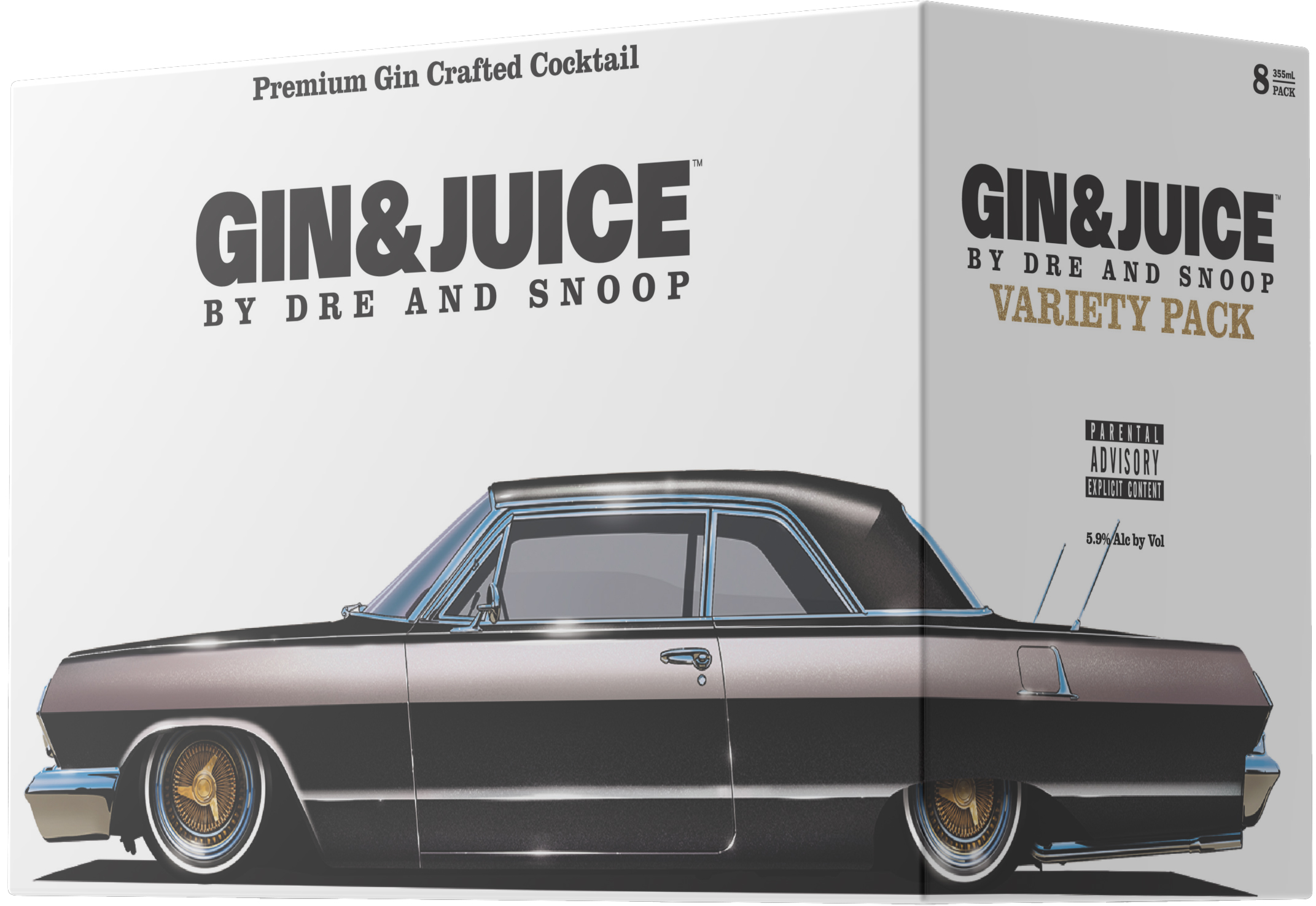 Gin & Juice Variety 8 Pack Cans | 8 pack of 355 ml Can
