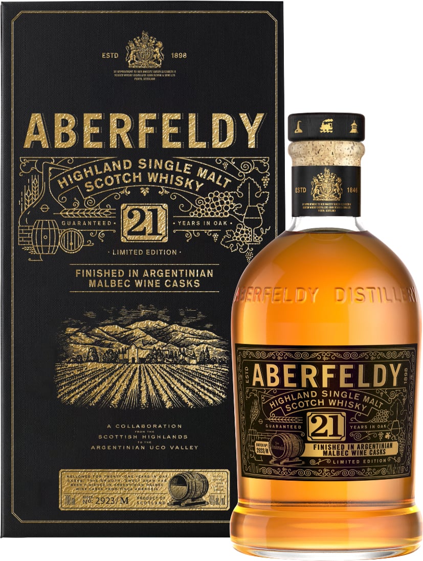 Aberfeldy 18 year old Napa Red Wine Cask Finish Limited