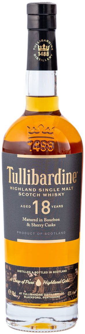 Tullibardine 18 year old Highland Single Malt | 750 ml Bottle