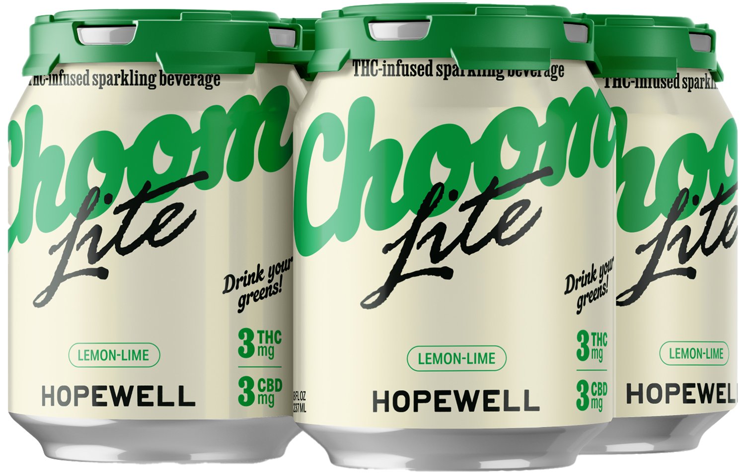 Hopewell Solar Choom Sparkling Beverage 10MG THC | 4 pack of 8 oz Can