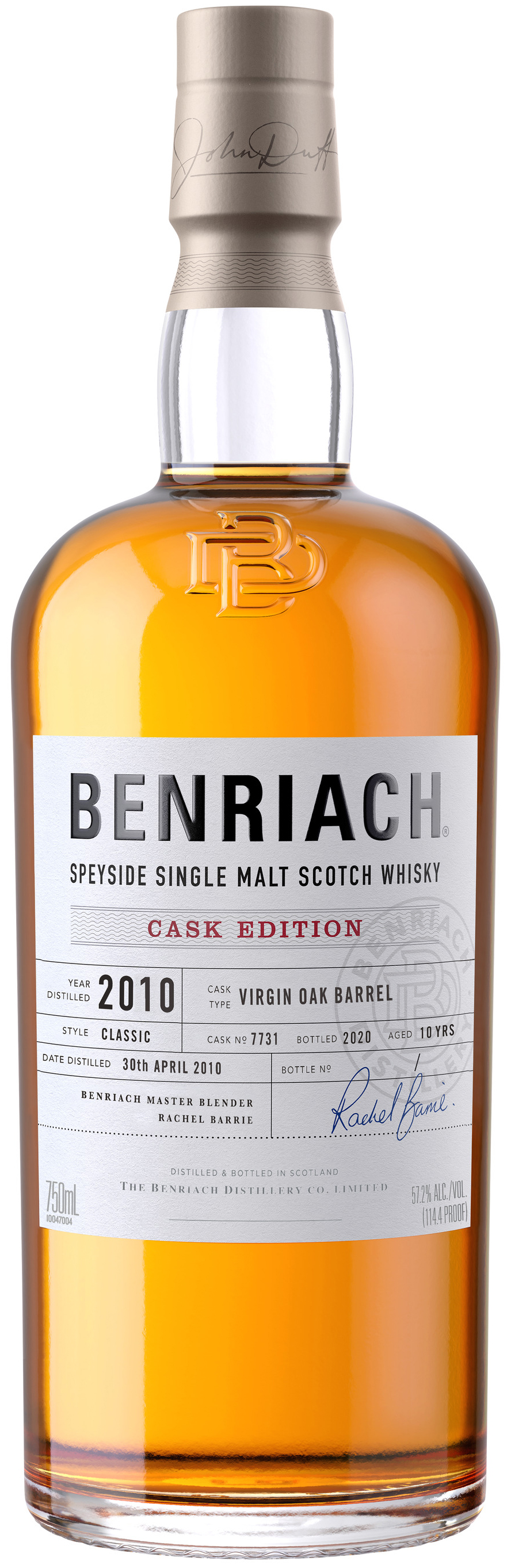 BENRIACH ウイスキー　カスクエディション BenRiach Cask Edition 10 year old Virgin Oak Barrel # 7731 2010