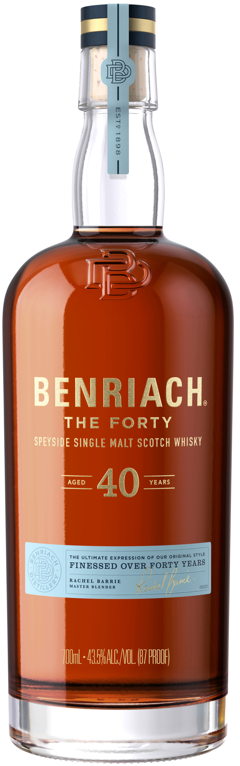 BenRiach 40 year old The Forty Speyside Single Malt | 700 ml Bottle