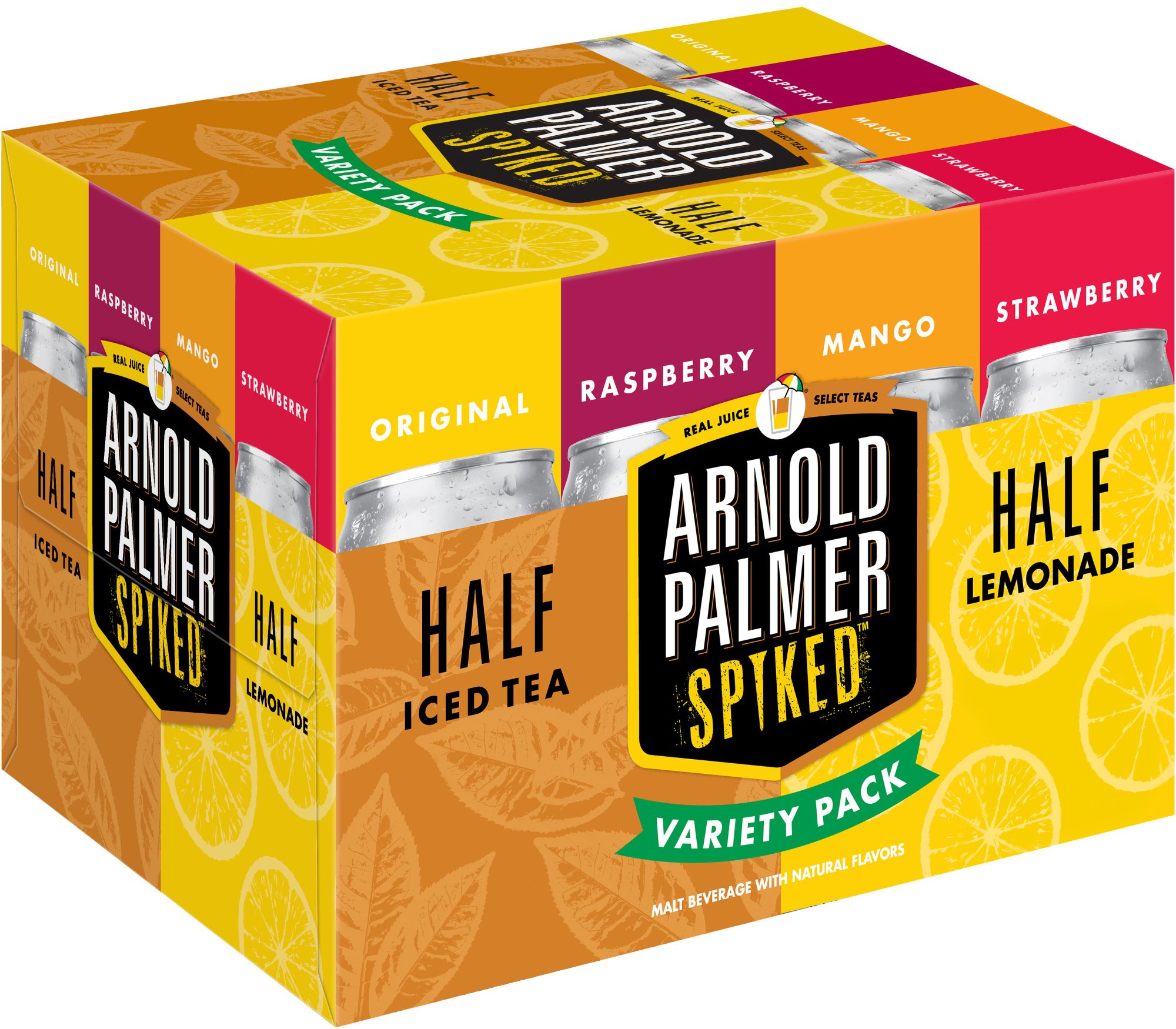 Arnold Palmer Spiked Half and Half | 6 pack of 12 oz Can