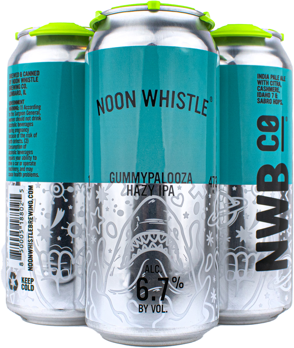 Noon Whistle Gummypalooza | 4 pack of 16 oz Can