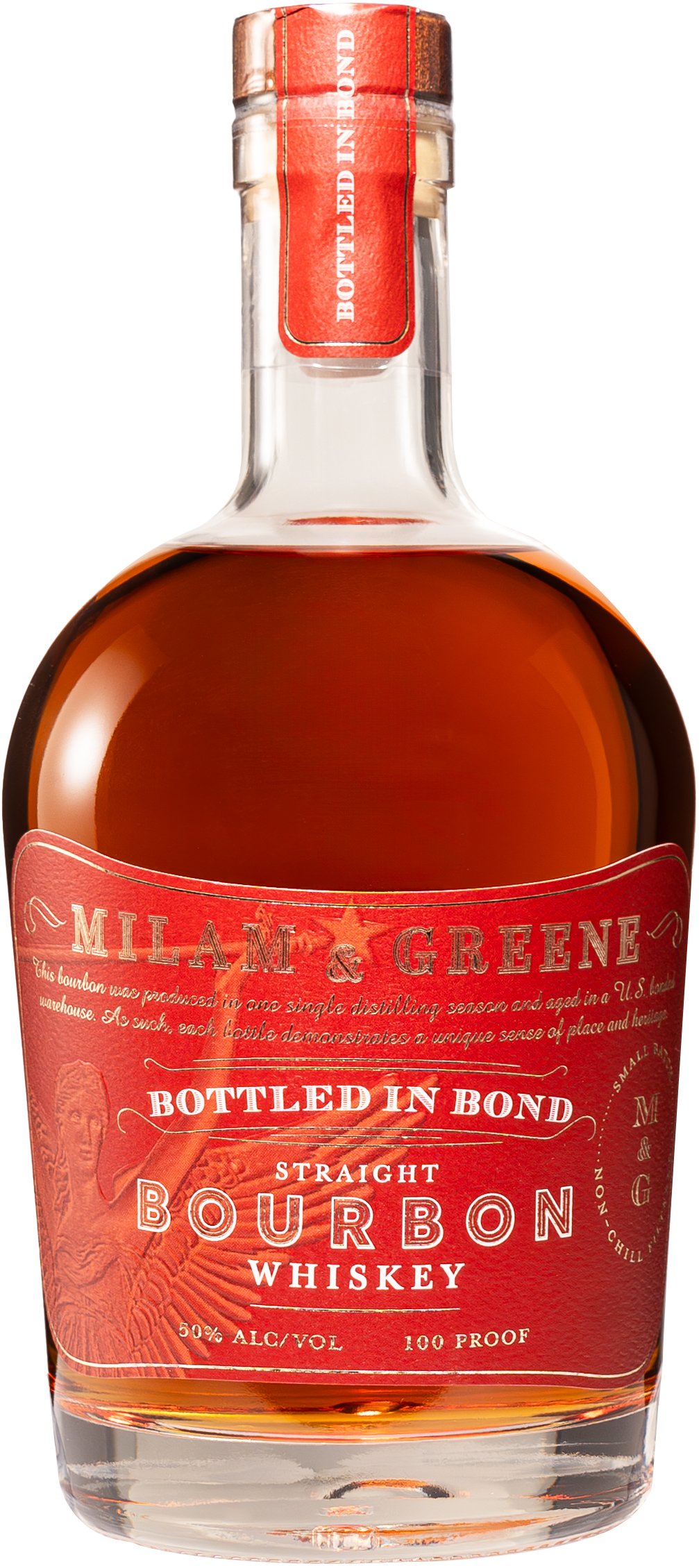 Milam & Greene 4 year old Bourbon Bottled in Bond | 750 ml Milam & Greene 4 year old Bourbon Bottled in Bond | 750 ml
