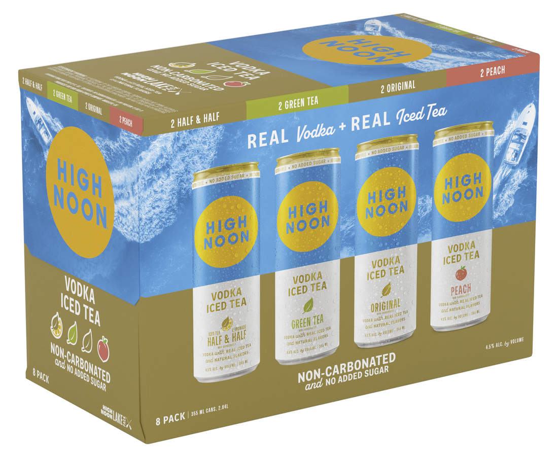 High Noon Ice Tea Variety 8 Pack Can | 8 pack of 355 ml Can