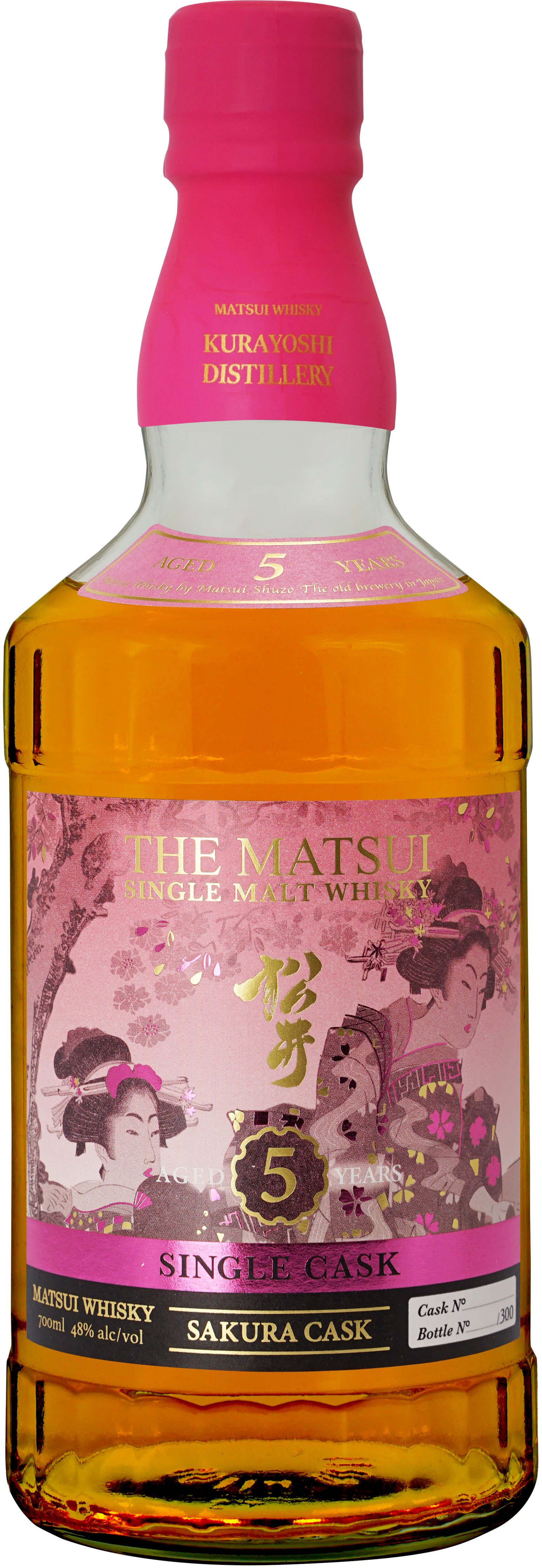 The Matsui 5 year Sakura Cask Aged Japanese Single Malt
