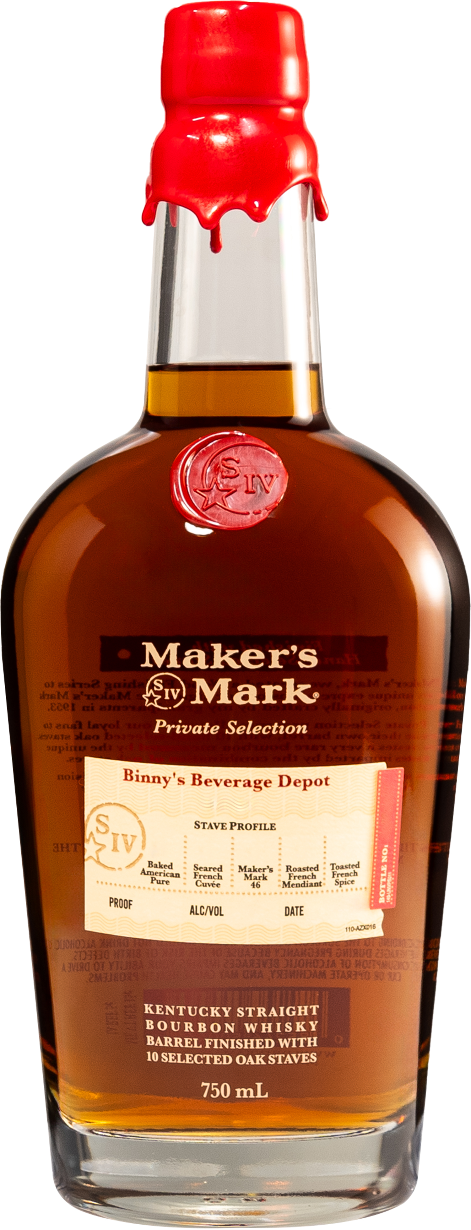 Maker's Mark Private Select Biscuit 4 P2 1 Cu 3 46 1 Mn 1Sp Binny's