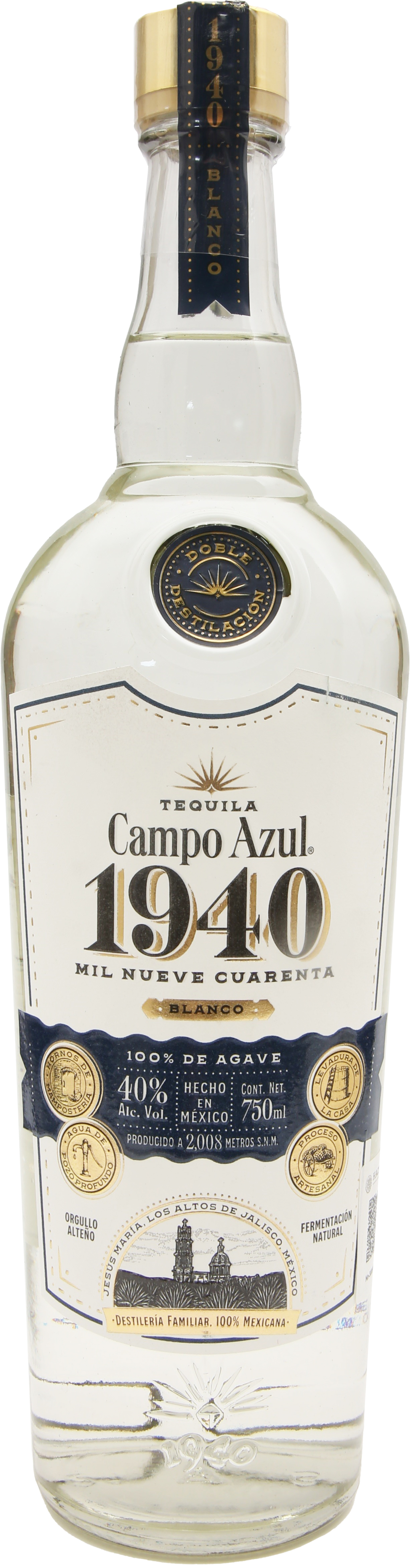 Campo Azul 1940 Blanco Tequila | 750 ml Bottle