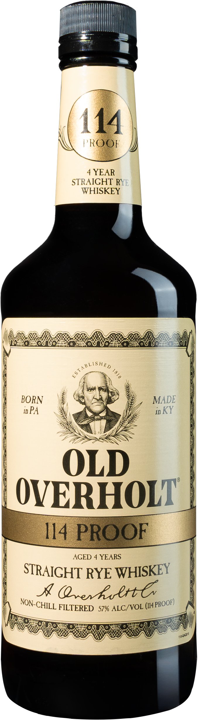 Old Overholt 114 Proof Straight Rye Whiskey | 750 ml Bottle