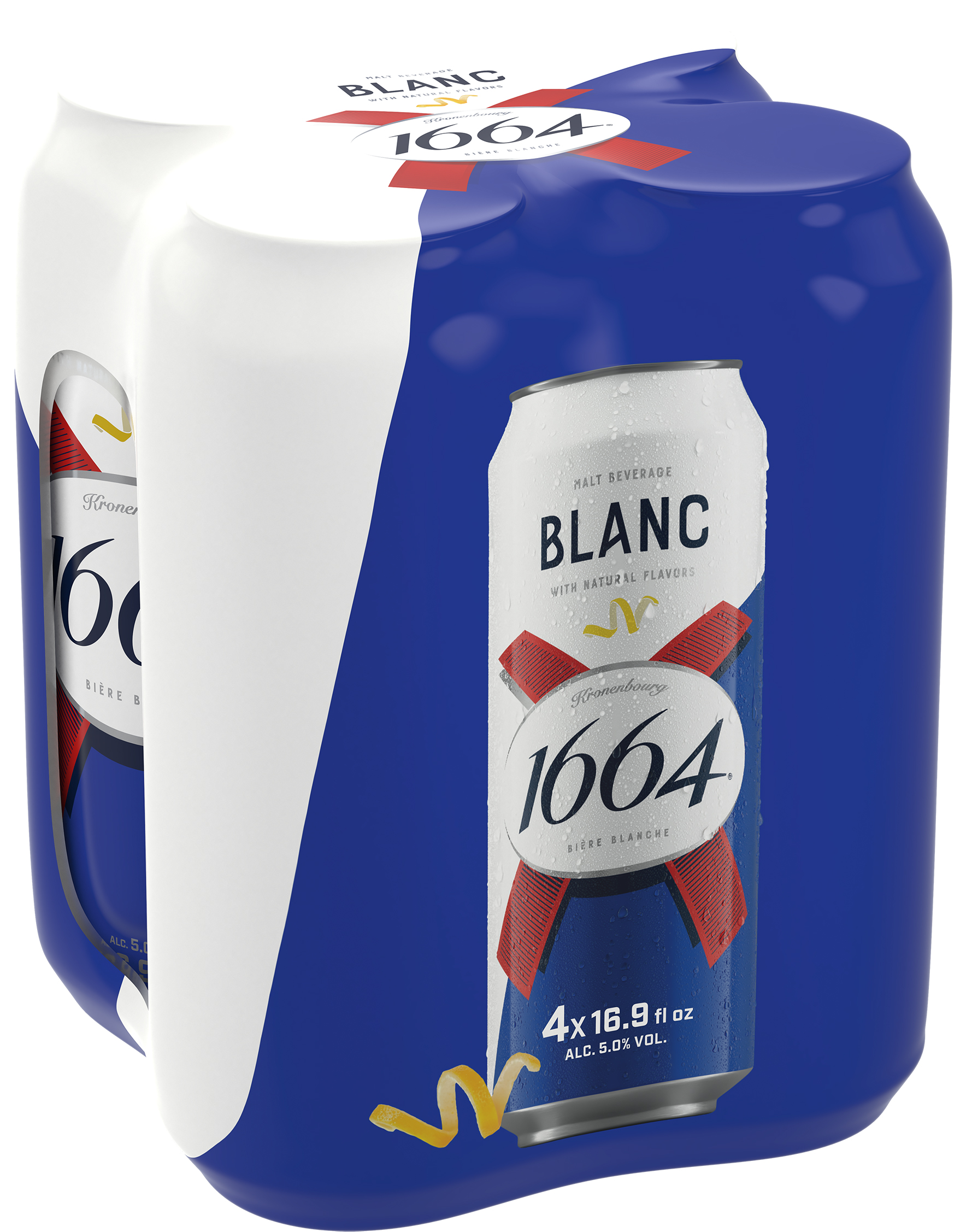 Kronenbourg 1664 Blanc | 4 pack of 16.9 oz Can