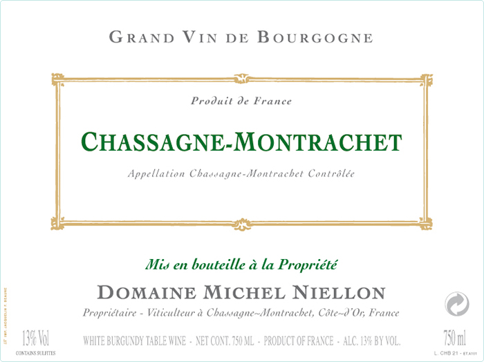 Michel Niellon Chassagne Montrachet 2022 | 750 ml Bottle