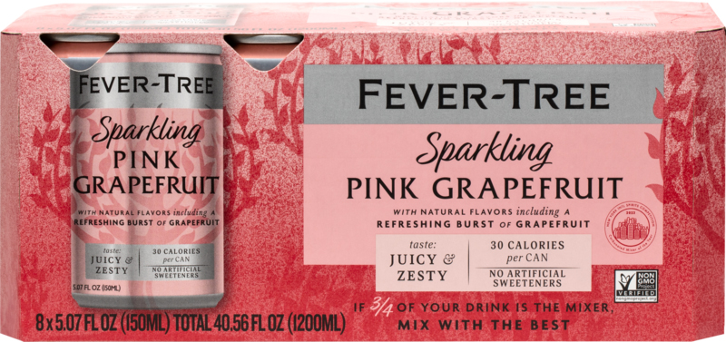 Fever Tree Pink Grapefruit 8 Pack Cans