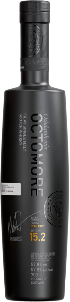 Octomore 15.2 5 year old Aged in European Oak Casks Finished in