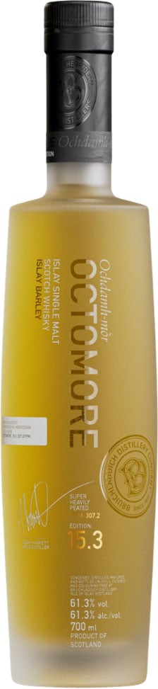 Octomore 15.1 5 year old Aged in ex Bourbon Barrel Made With