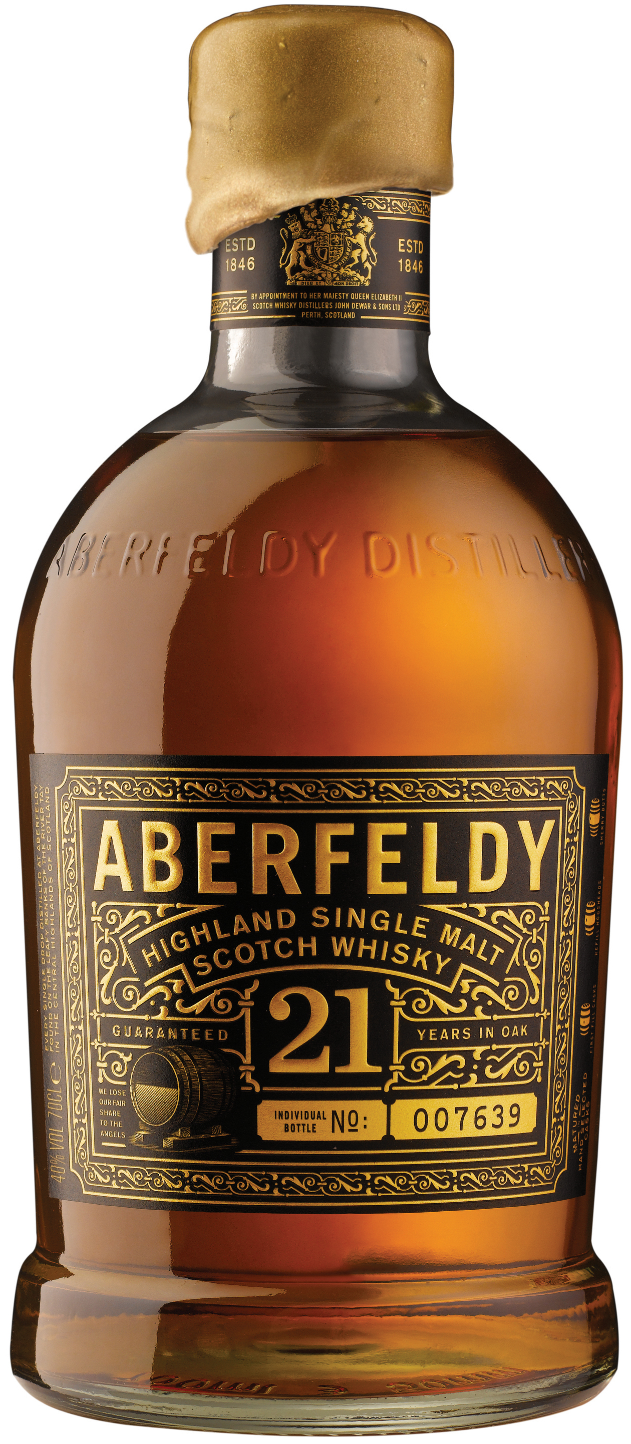 ABERFELDY 21年 限定版ウイスキー 750ml Aberfeldy 21 Year Old | 750 ml Bottle