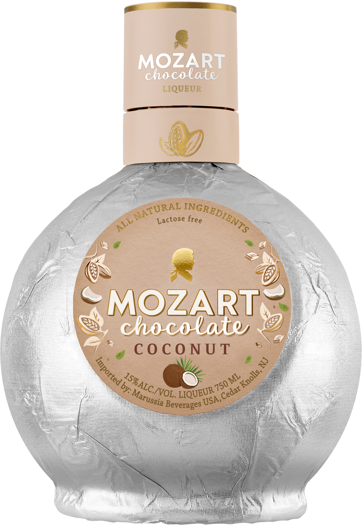Mozart Chocolate Coconut Cream Liqueur | 750 ml Bottle