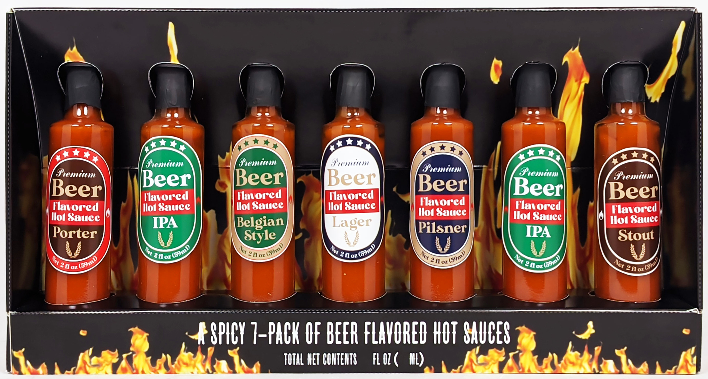Beer Flavored Hot Sauce Sampler