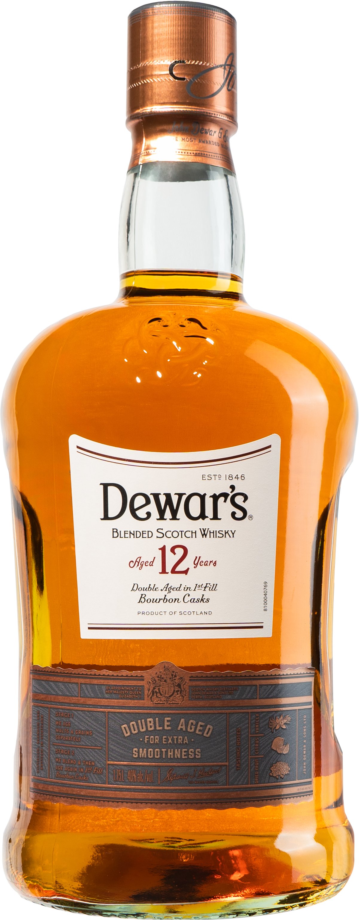 Dewars 12 Year Old Blended Scotch
