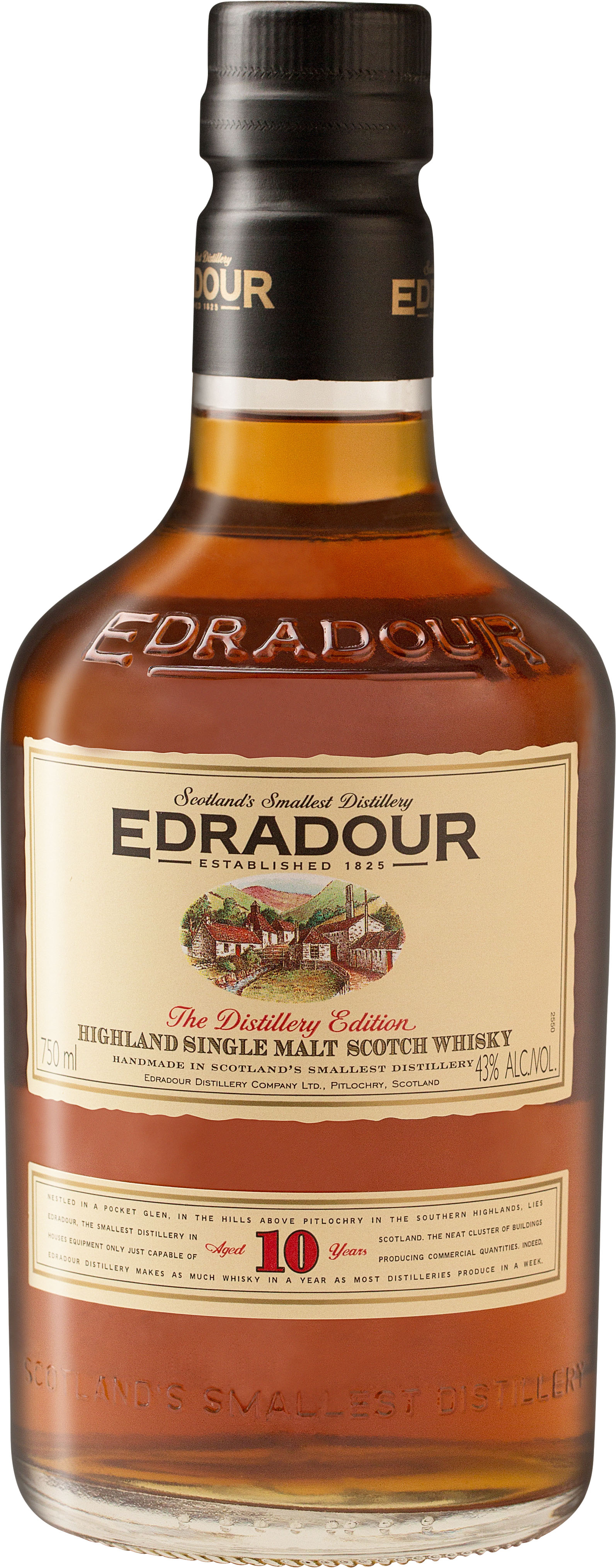 Edradour 10 year old Perthshire Single Malt