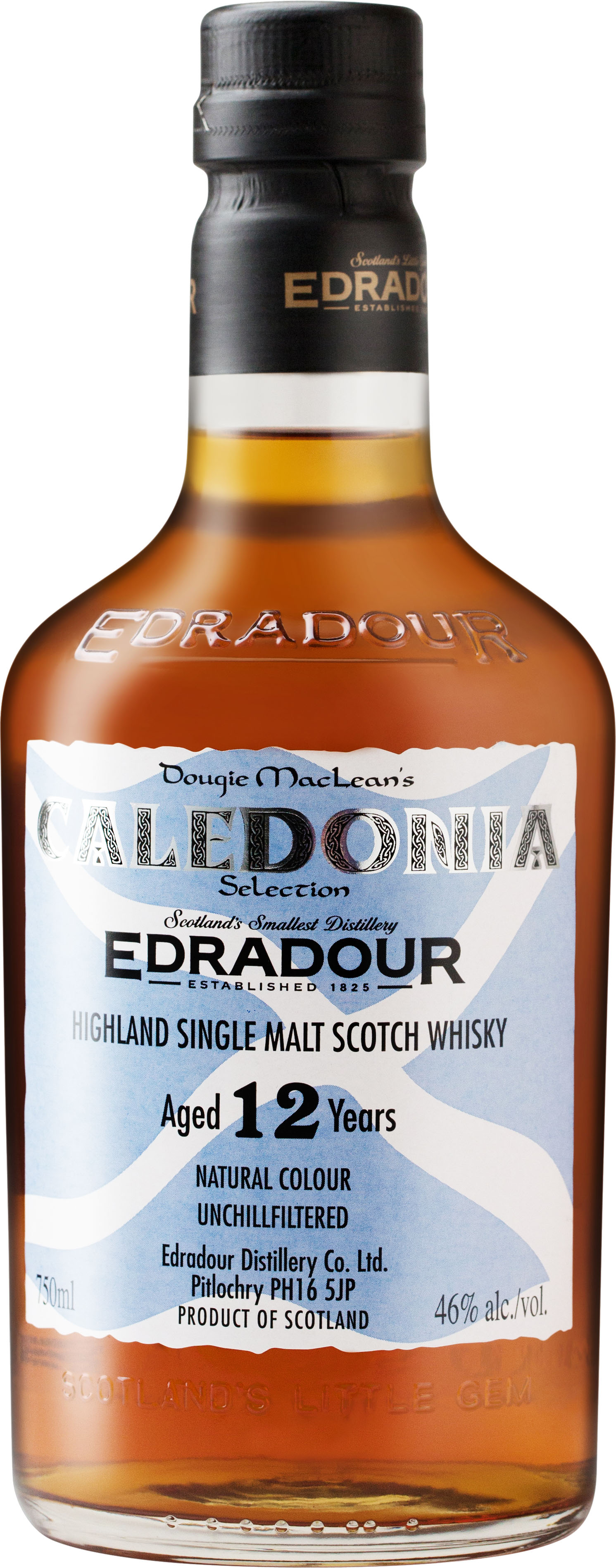 Edradour Caledonia 12 year old Perthshire Single Malt | 700 ml Bottle