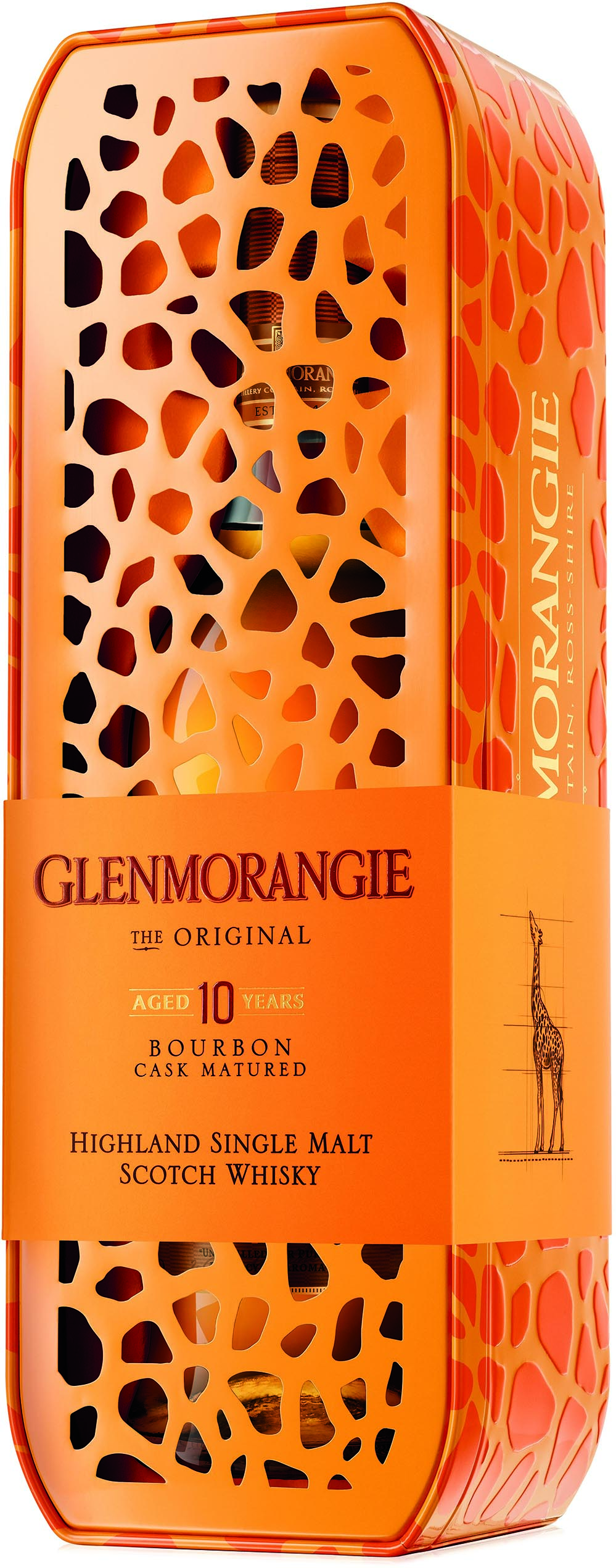 Glenmorangie 10 Year Old Giraffe Tin Gift Set