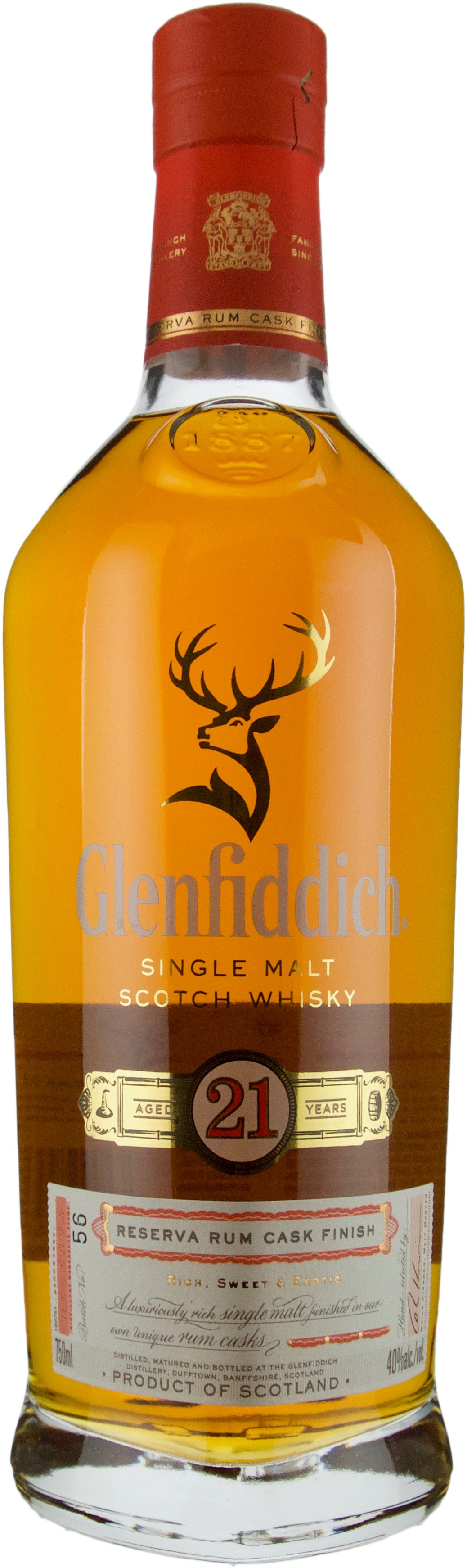 Glenfiddich 21 Year Old Gran Reserva Rum Cask Finish
