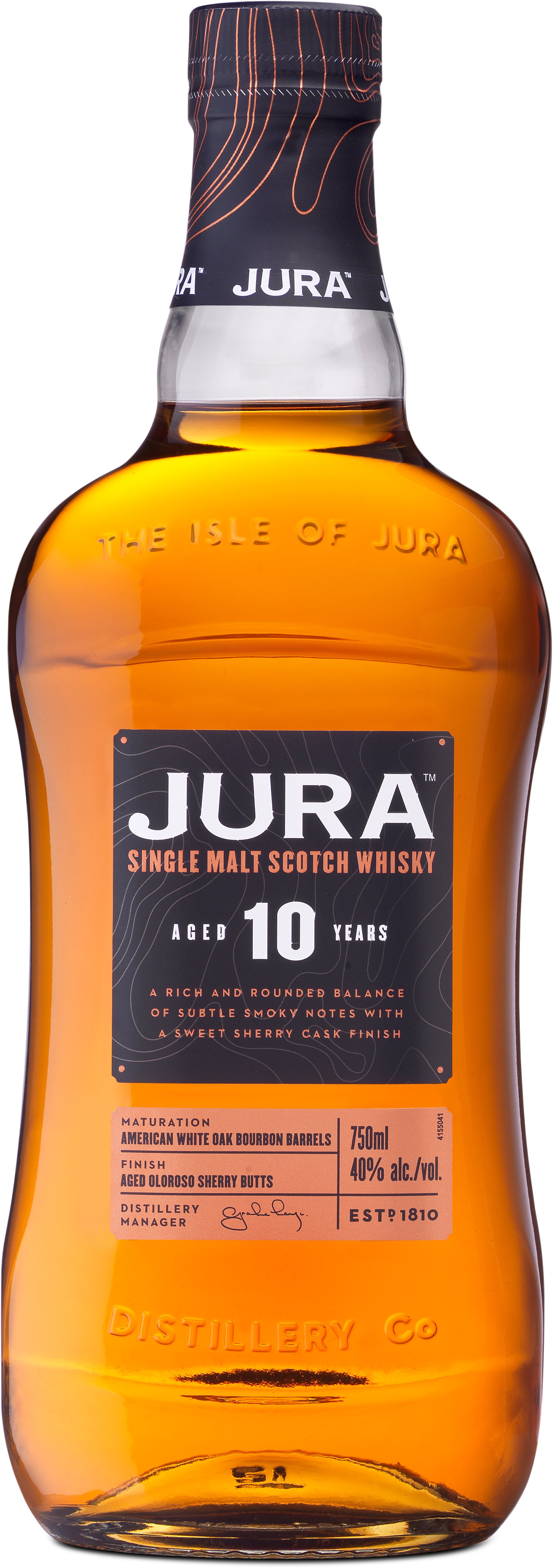 Jura 10 year old Single Malt Scotch | 750 ml Bottle