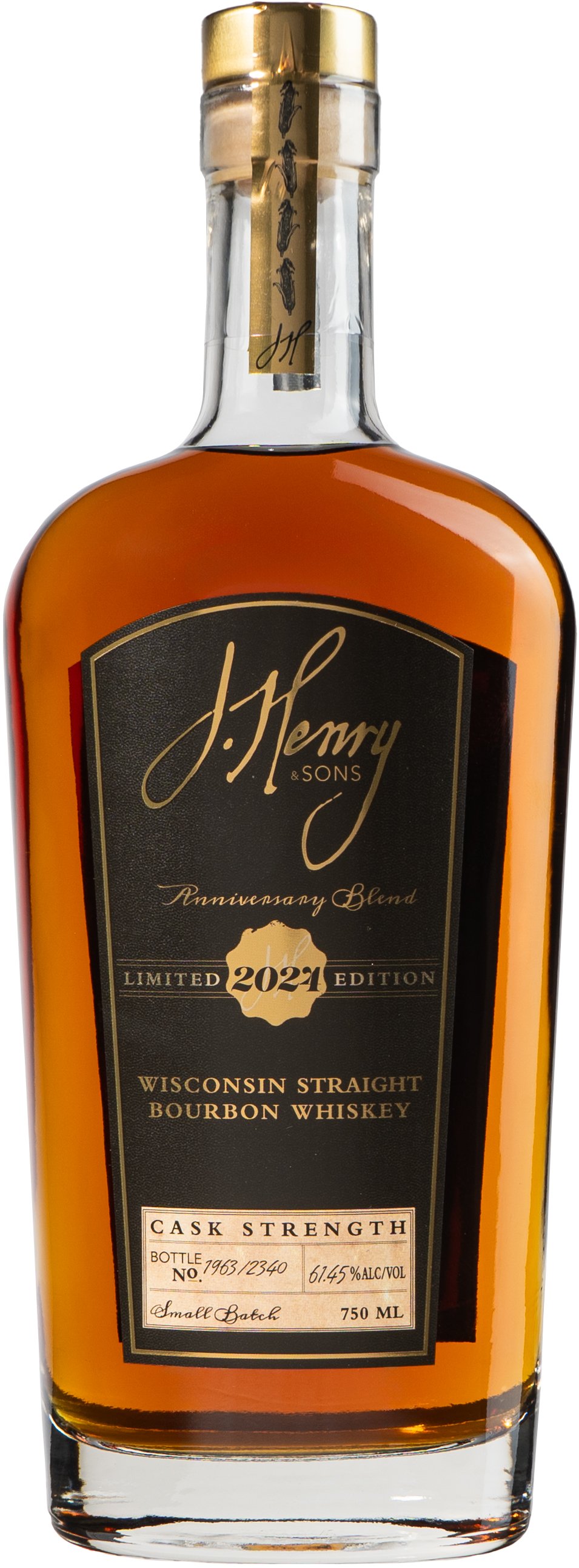 J. Henry & Sons Anniversary Blend Barrel Strength Bourbon