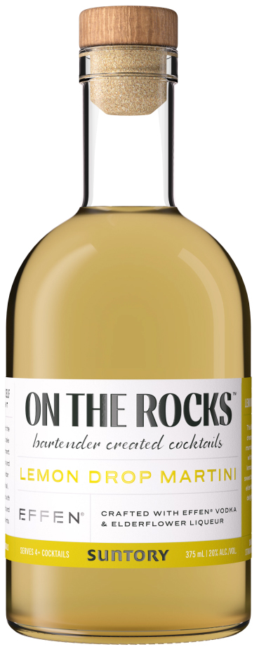On The Rocks Premium Cocktails Lemon Drop Martini Made With Effen
