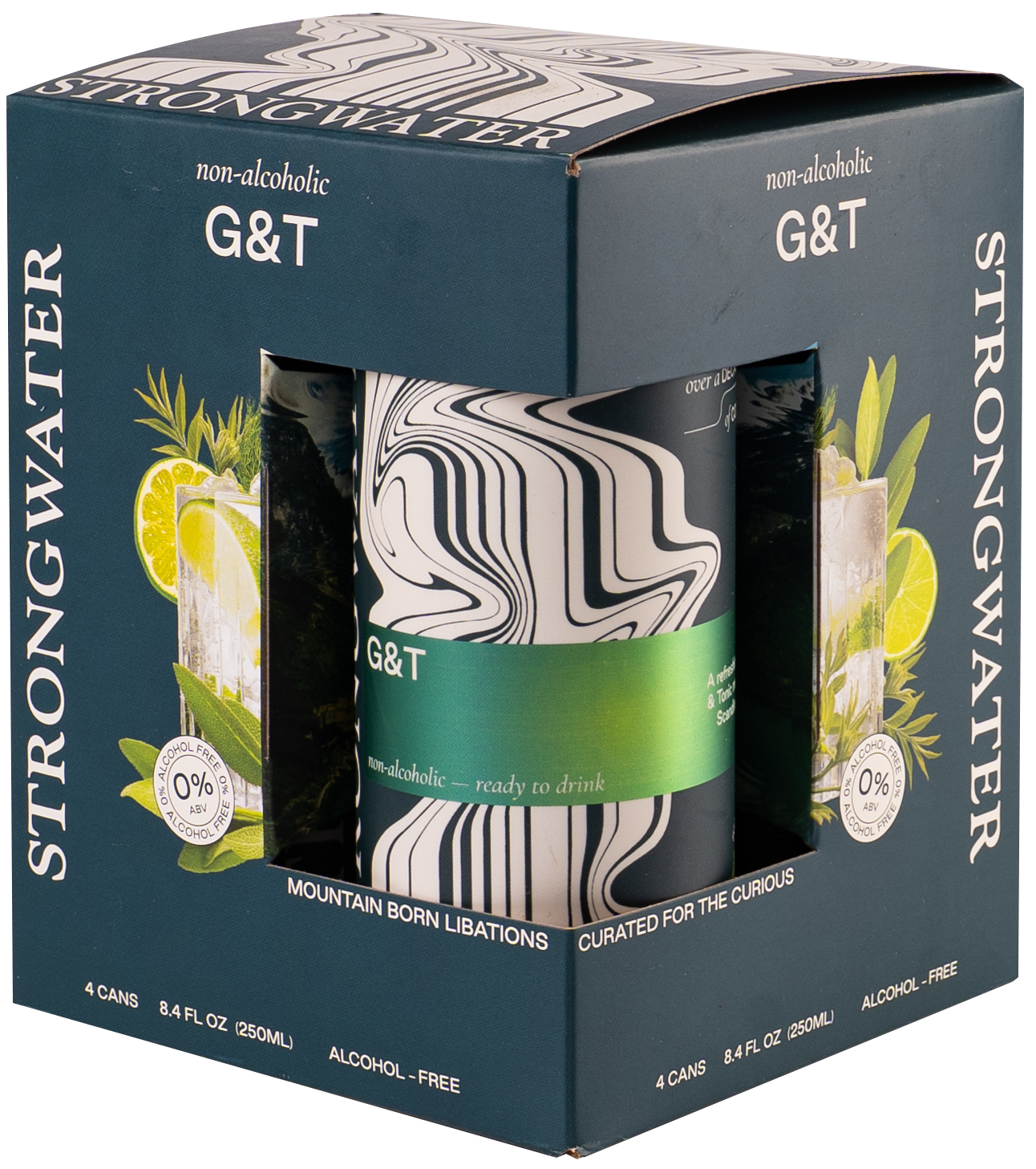 Strongwater NA Gin & Tonic 4 Pack Cans
