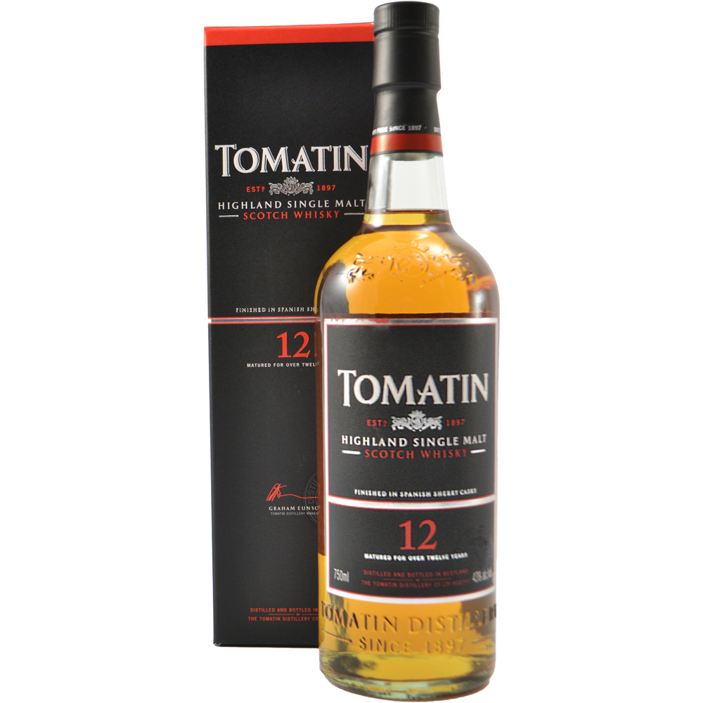 Tomatin 12 year old Highland Single Malt | 750 ml Bottle