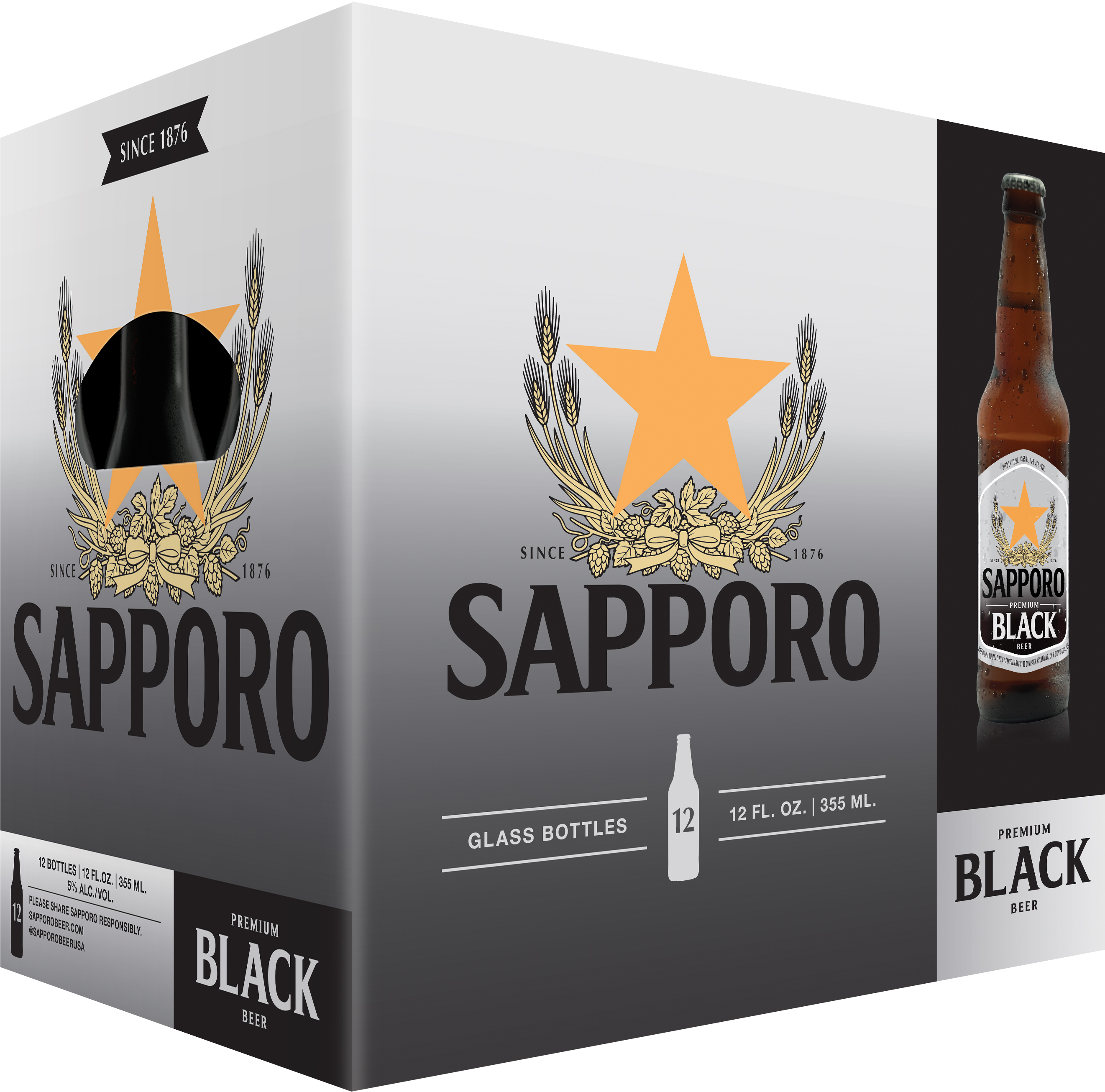 Sapporo Premium | 6 pack of 12 oz Bottle