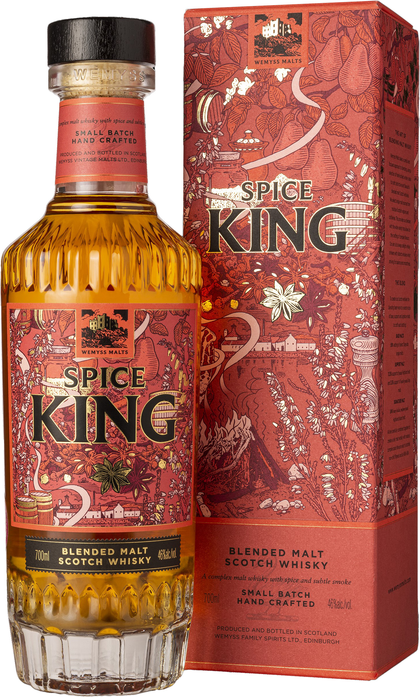 Wemyss Malts Spice King Blended Malt Scotch | 700 ml Bottle