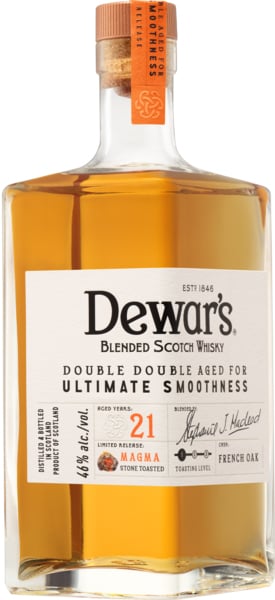Dewar's Double Double 21 year old Magma Stone Toasted Cask Dewar's Double Double 21 year old Magma Stone Toasted Cask