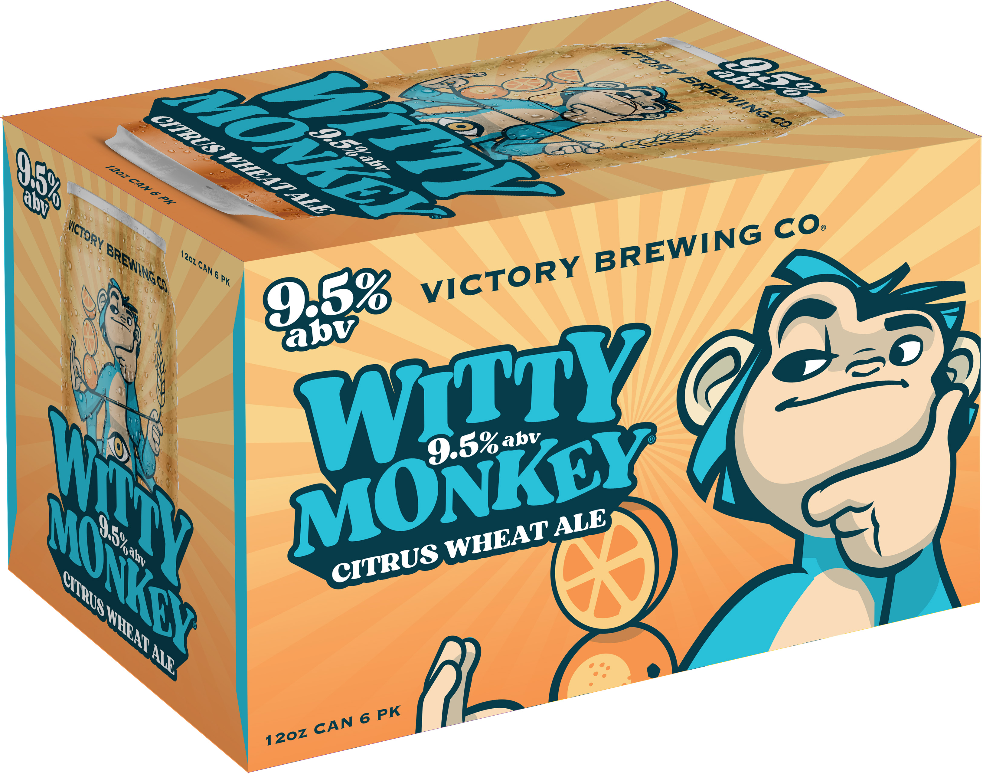モンキーノース　ベイチ－ ウィリンキ－ Victory Witty Monkey | 6 pack of 12 oz Can