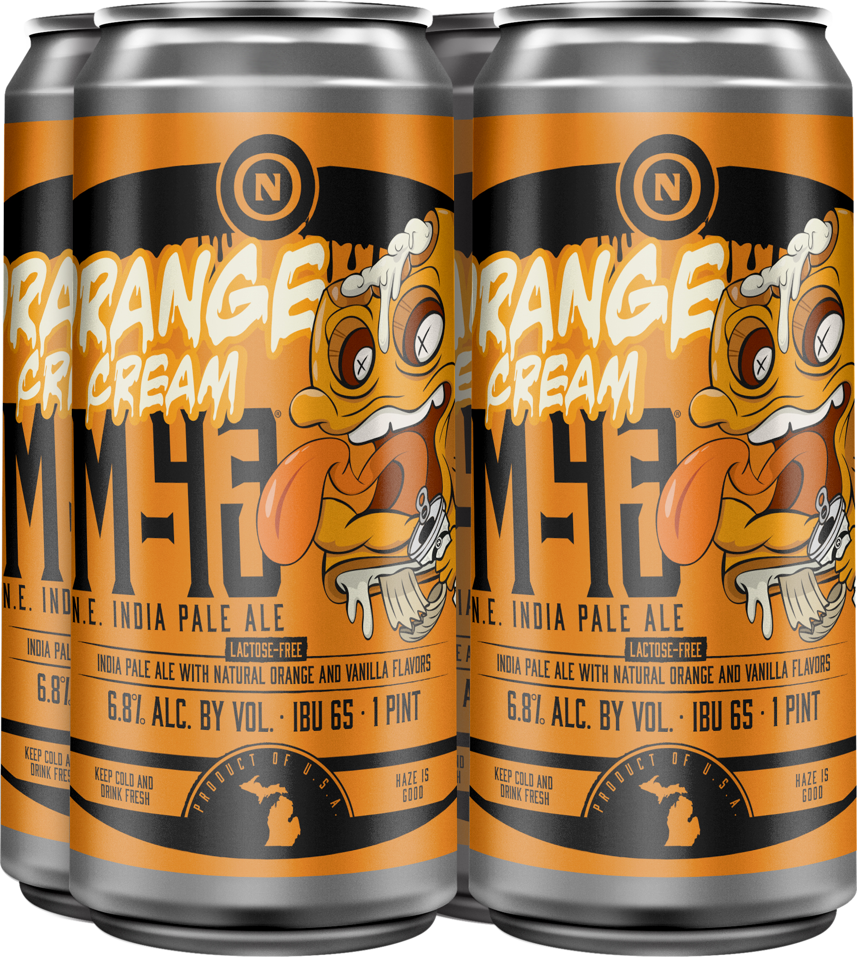 Old Nation Orange Cream M-43 | 4 pack of 16 oz Can