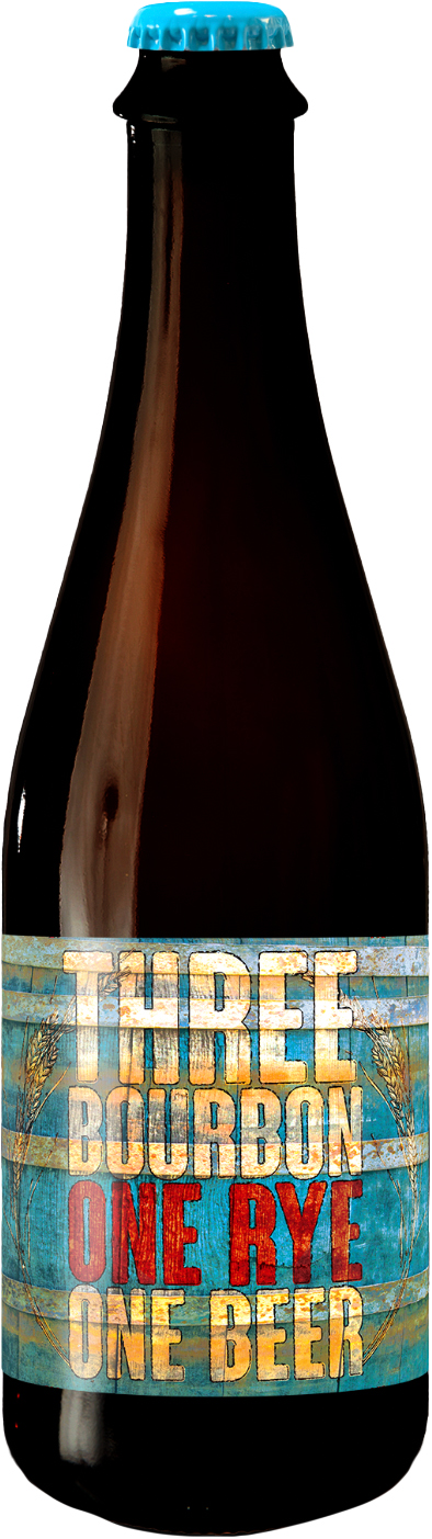 Mikerphone Three Bourbon One Rye One Beer collaboration with Binny's